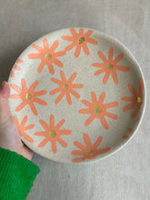 Load image into Gallery viewer, Orange and Gold Sunshine Plate Speckled
