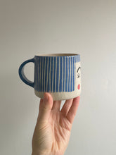 Load image into Gallery viewer, Person Mug - Cobalt Blue Hair

