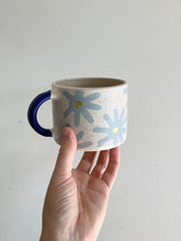 Load image into Gallery viewer, Blue speckled sunshine mug
