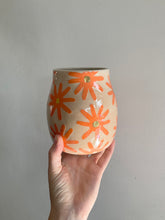 Load image into Gallery viewer, Double Orange Sunshine Vase
