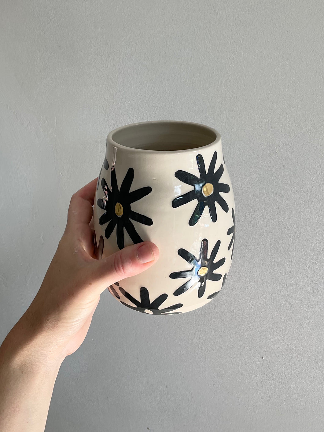 Monochrome Sunshine Vase