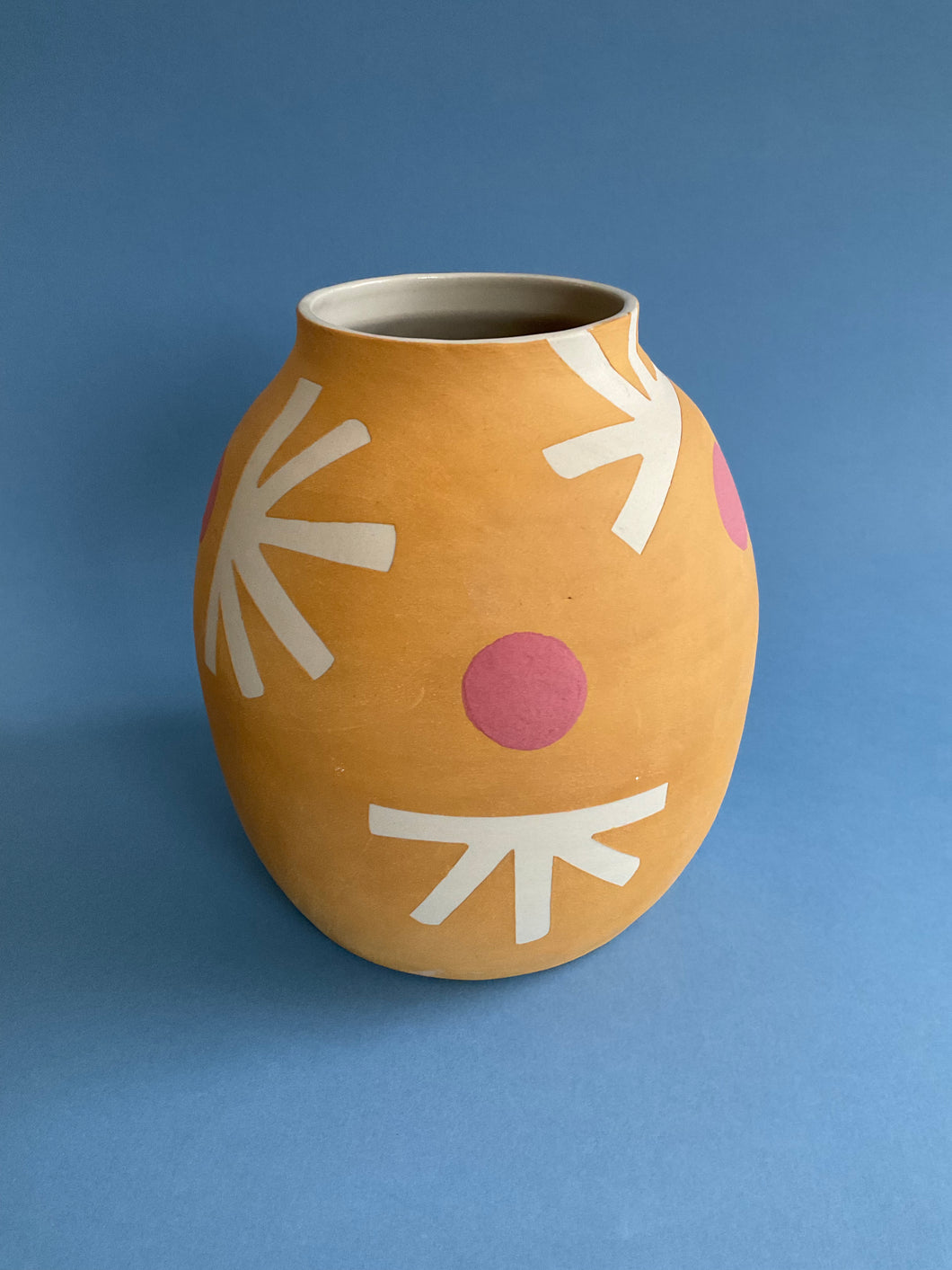 Yellow and Red Sample Vase
