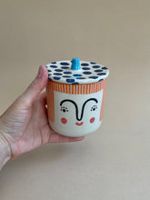 Load image into Gallery viewer, Lidded Pot - Orange Hair
