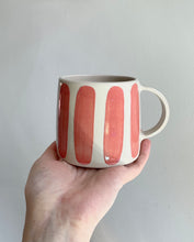 Load image into Gallery viewer, Coral Striped Mug
