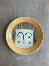 Load image into Gallery viewer, Face Plate - Yellow and Orange with Brown Hair
