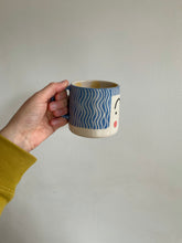 Load image into Gallery viewer, Cobalt Blue Haired Person Mug
