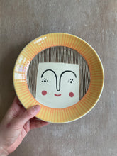 Load image into Gallery viewer, Face Plate - Yellow and Orange with Brown Hair
