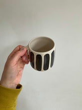 Load image into Gallery viewer, Black Striped Mug

