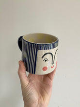 Load image into Gallery viewer, Person Mug - Navy Hair
