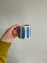 Load image into Gallery viewer, Cobalt Blue Striped Mug

