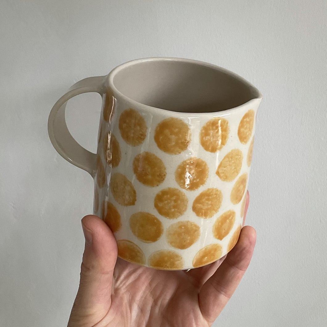 Egg Yellow Spotted Jug